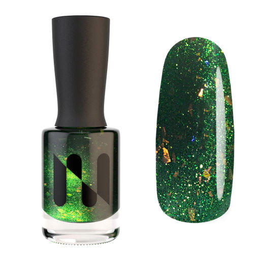 Магнитный лак для ногтей Малахитовая Гостиная, 11 мл - Masura фото 15