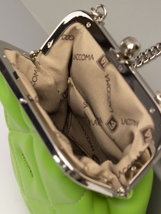 LACCOMA сумка Китти-Ф826-травяной эко кожа хлопок  фото 4