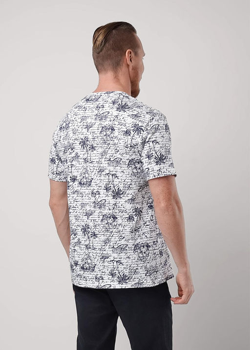 CLE Футболка муж. 552371/01злн_п белый/т.синий - Clever wear фото 2