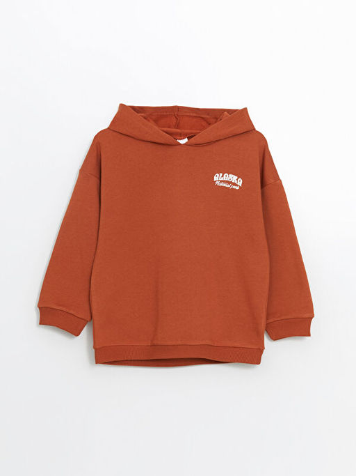 Kap??onlu Erkek ?ocuk Kal?n Sweatshirt