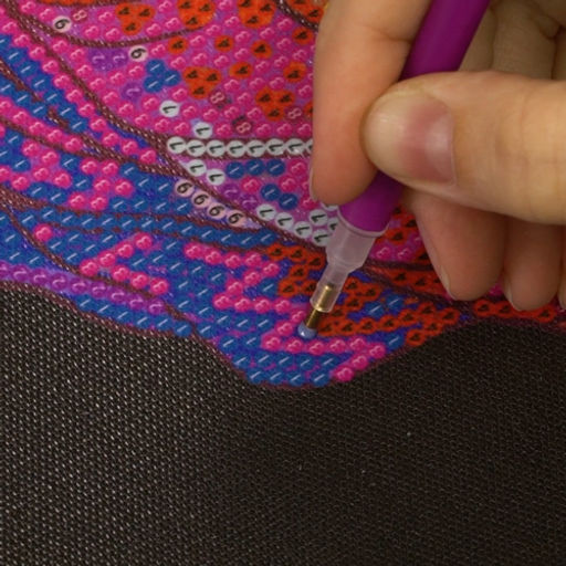 Кристальная (алмазная) мозаика ФРЕЯ ALPD-005 на подрамнике Африканская девушка 30 х 40 см