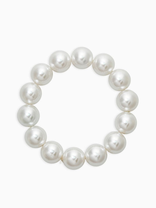 Браслет «Бусины жемчуга», набор 3 шт. №10.12.14, белый