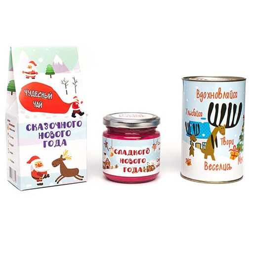 Подарочный набор из 3 продуктов С новым годом - Фуд сторис фото 3