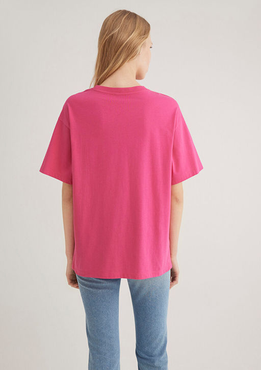 Mavi Logo Bask?l? Pembe Tisort  фото 4