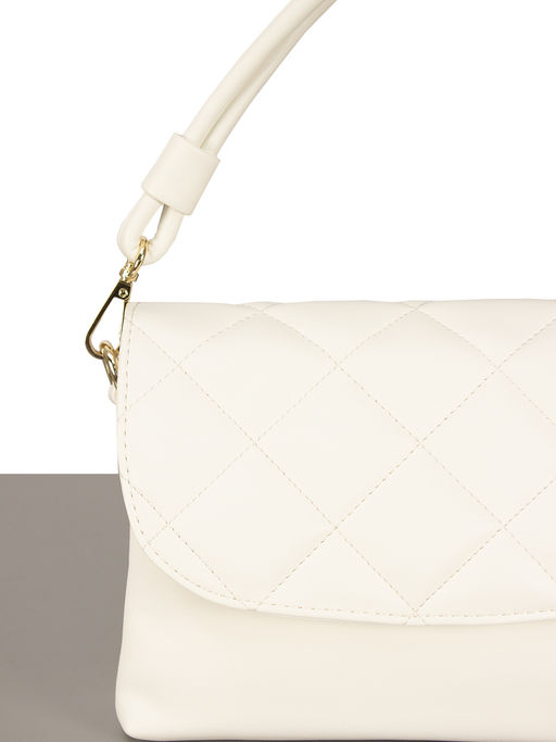 LACCOMA сумка Катрин-Ф826-белый эко кожа хлопок фото 3