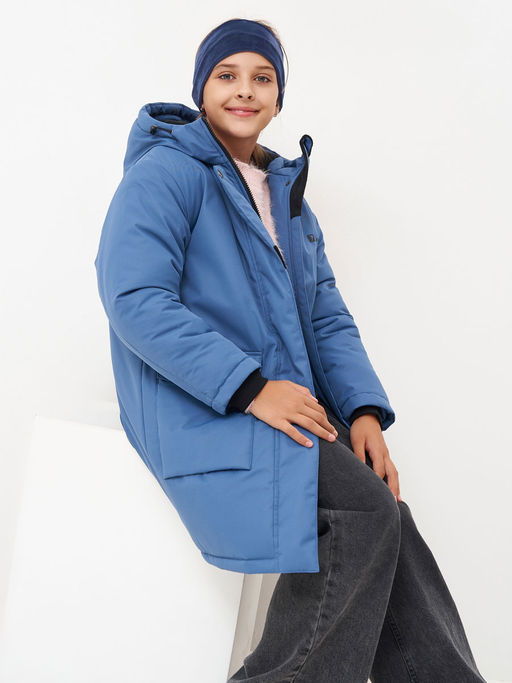 Куртка зимняя 25377-518 джинсовый