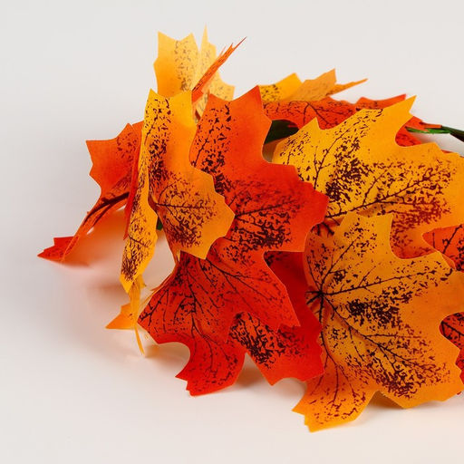 Карнавальный набор «Осенние цветы»: венок из листьев и брошь