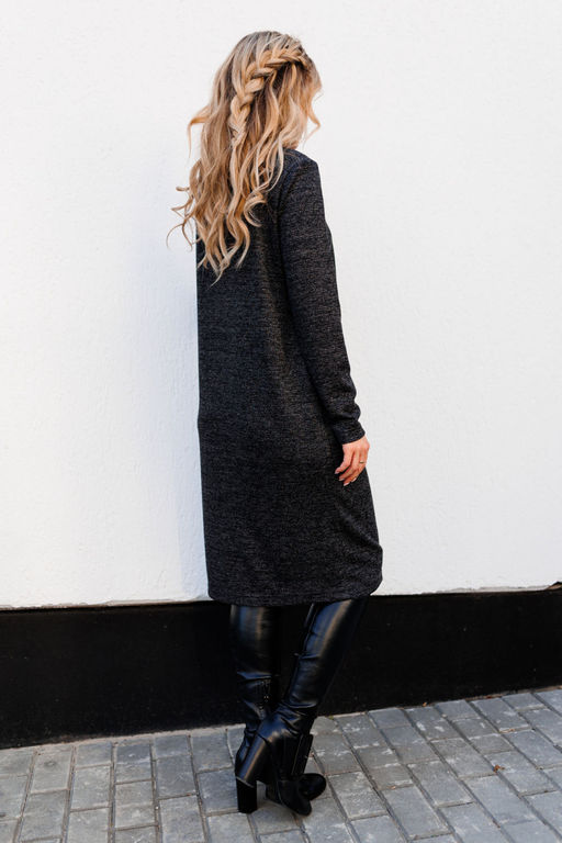 Платье AMORI 9788 черный графит  фото 3