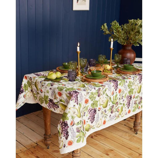 Скатерть Этель Фруктовый сад 149х220см, 100% хлопок, саржа 190 г/м2  фото 5
