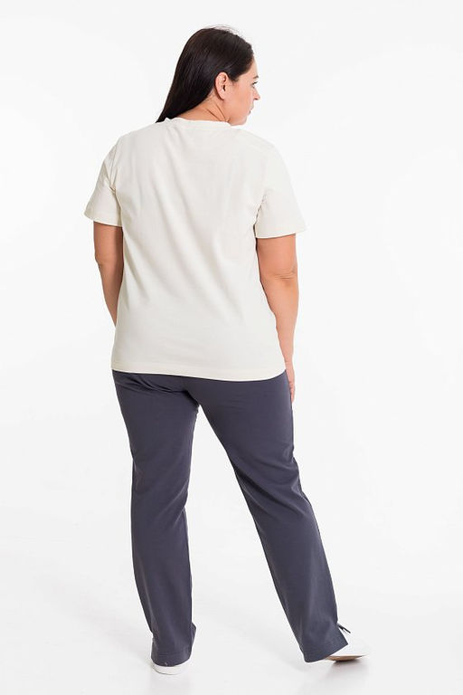 Костюм М325111Па молоко/серый - Елена фото 3