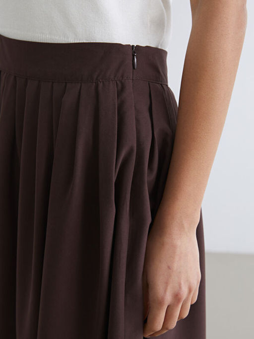 Beli Fermuarl? Pileli Etek