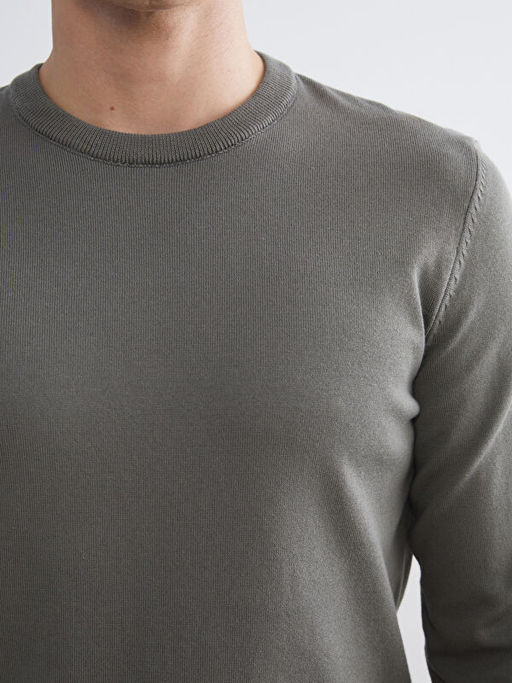 Bisiklet Yaka Basic Erkek Triko Kazak