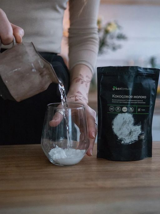 GF Сухое кокосовое молоко 100 гр - Greenformula фото 4