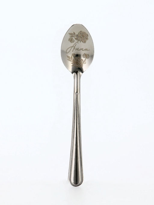 Цена за 3 шт. Ложка чайная именная Анна, 3?14 см