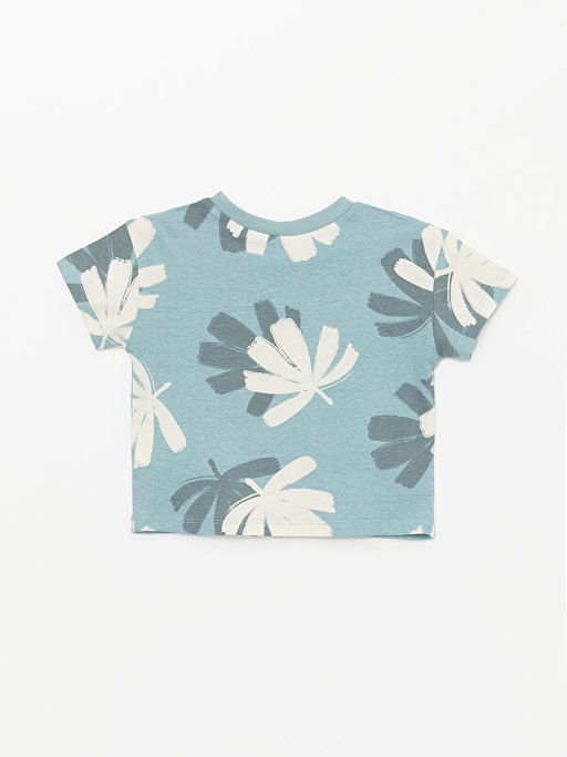 Bisiklet Yaka Bask?l? Erkek Bebek Ti??rt - Waikiki фото 2