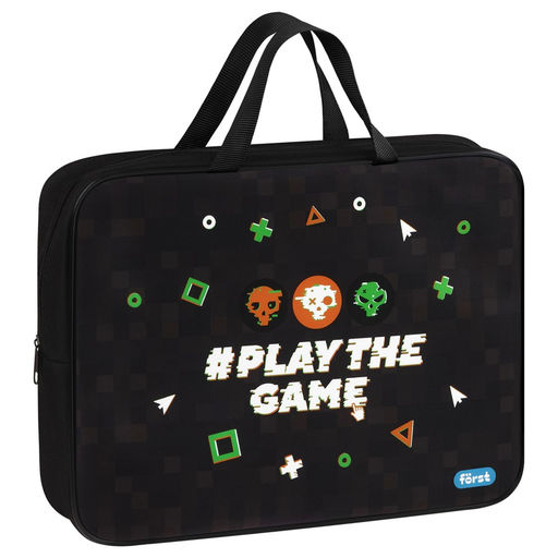 Папка на молнии с ручками А4 F?rst "Play the game", 350*265*80мм (FT-FB-A40512) текстиль