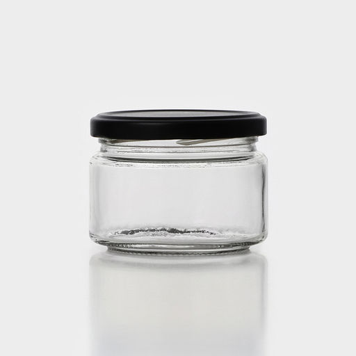Набор стеклянных банок с черной крышкой и этикеткой, ТО-82, 0,25 л, 6 шт - Simaland фото 3