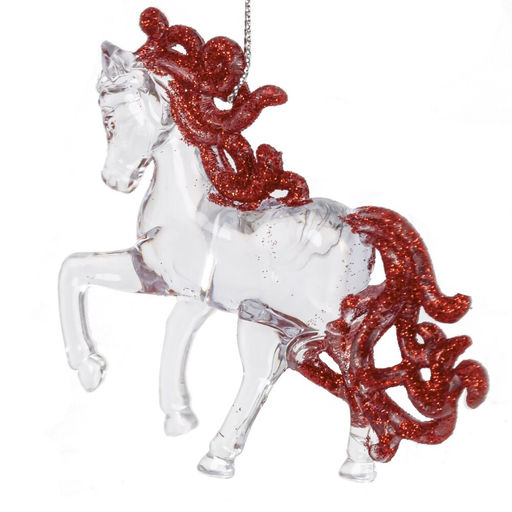 Украшение новогоднеe "Лошадь", L10 W3 H9,5 см