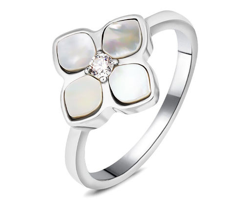 Кольцо, перламутр, BY-6054