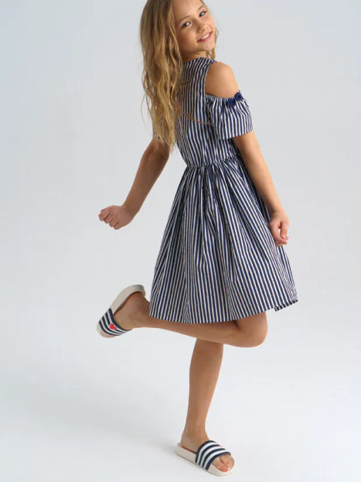 PlayToday / Платье текстильное для девочек  фото 2