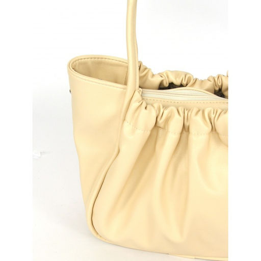 Сумка женская искусственная кожа ADEL-285, 3отд.2внут.карм. плечевой ремень, бежевый 260365 - Adelia фото 4