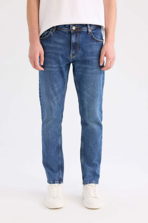 Pedro Slim Fit Джинсовые брюки узкого кроя с нормальной талией и узкими штанинами