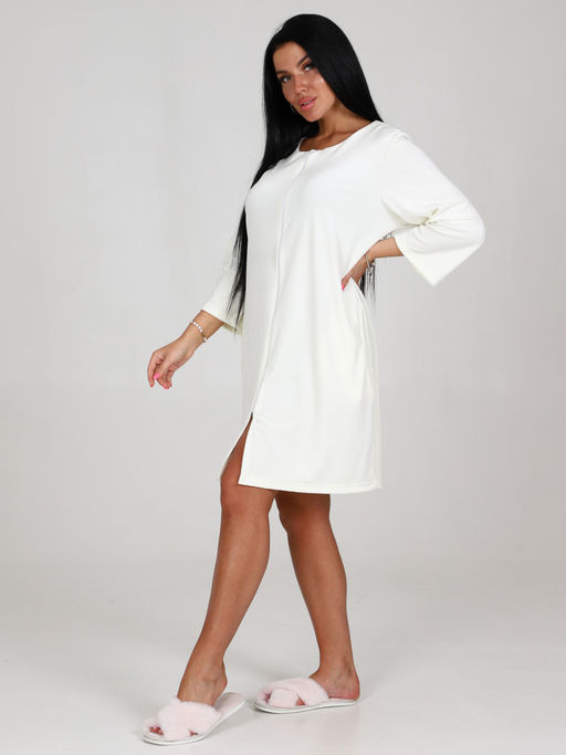 Светлана ХАЛАТ ЖЕНСКИЙ (Молочный) - А-дина фото 4