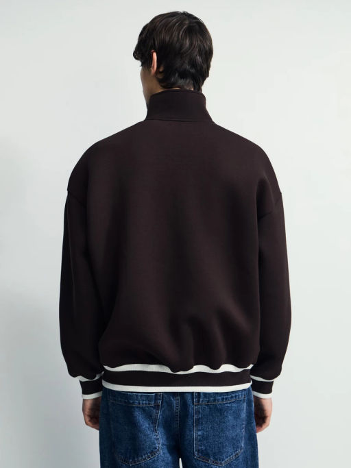 Толстовка на молнии из плотного трикатажа / Zarina  фото 5