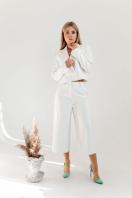 Брюки AmberA 1031 White ОБЛАКО