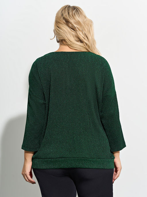 Джемпер 0057-8 темно-зеленый - Dora фото 9