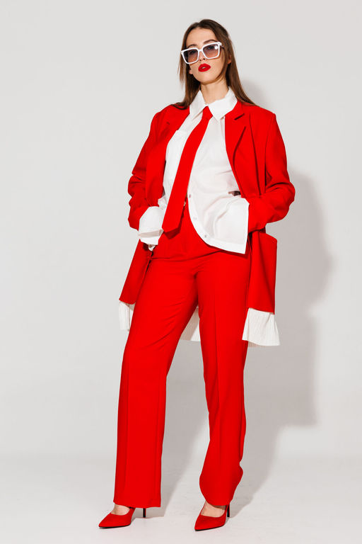 Костюм NIKVA н548-1 красный  фото 5