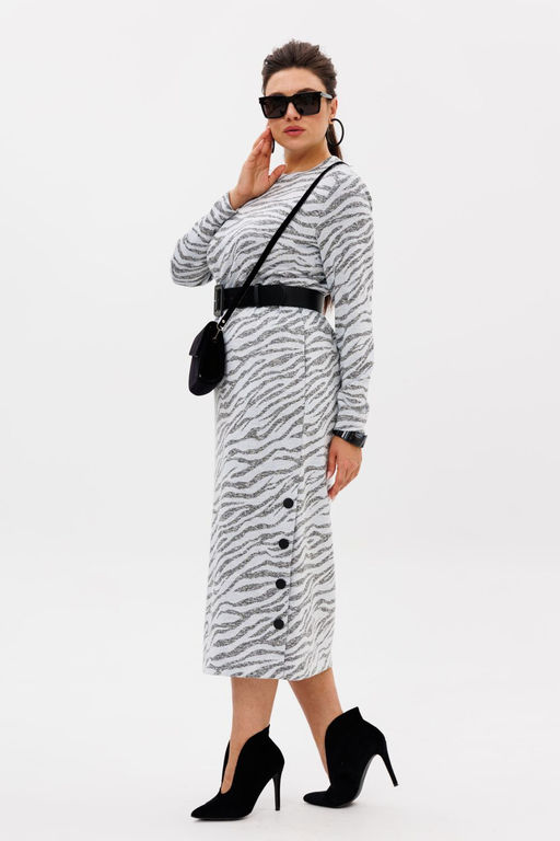 Платье ANELLI 1755 серая магия  фото 10