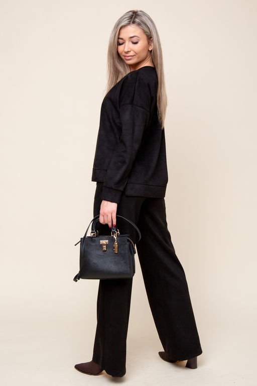 Костюм замшевый брючный 43043