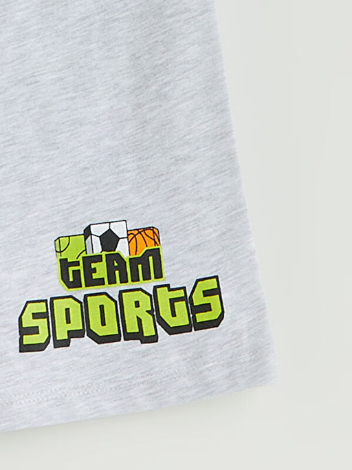 Beli Lastikli Erkek ?ocuk Pijama ?ort