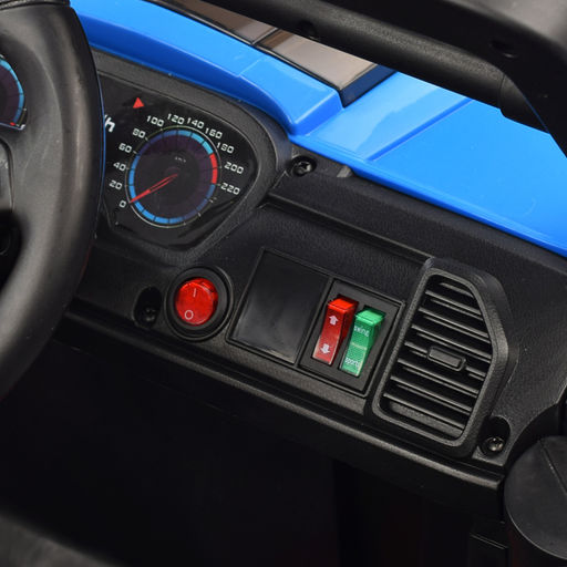 Электромобиль "Фиджи" на аккумуляторе, с р/у управлением, 12V4.5 двухприводный (синий)