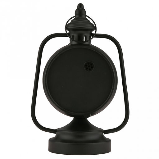 Часы настольные интерьерные "Летучая мышь" 18х11х26см, циферблат с рисунком, бежевый; цифры арабские, черный; выпуклое стекло; корпус металл, черный матовый; в коробке (Китай)