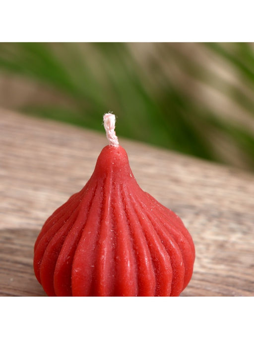 Цена за 2 шт. Свеча "Луковица" 5х5х5 см, соевый воск МИКС