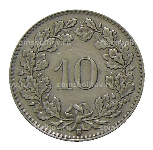 Монета 10 раппенов 1931 года Швейцария