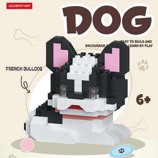 Конструктор "Черно-белый пёс " (168 дет.) в коробке