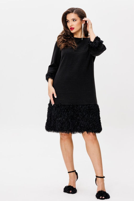 Платье INVITE 4083 черный дизайн - Mira fashion фото 88