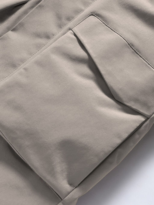 Парка зимняя подростковая для мальчика с капюшоном бежевого цвета 9539B - Mtforce фото 14