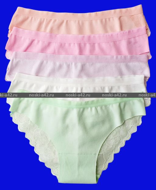Цена за 5 шт. Трусы женские Турция кружевная попа арт. 84010 (83010) M (42-44) АССОРТИ - For you фото 13