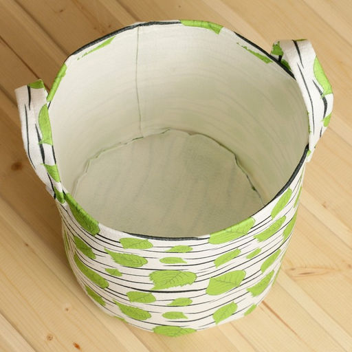 Органайзер для хранения с верхними ручками, принт березка 28х28х25 см, войлок - Simaland фото 2