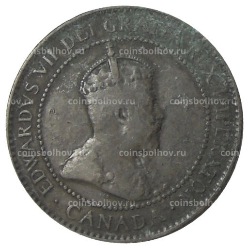 Монета 1 цент 1906 года Канада