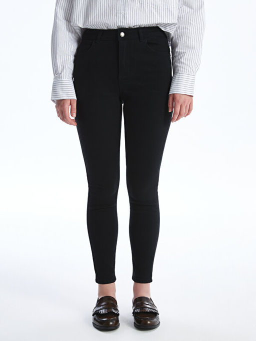 Y?ksek Bel Push Up Kad?n Jean Pantolon