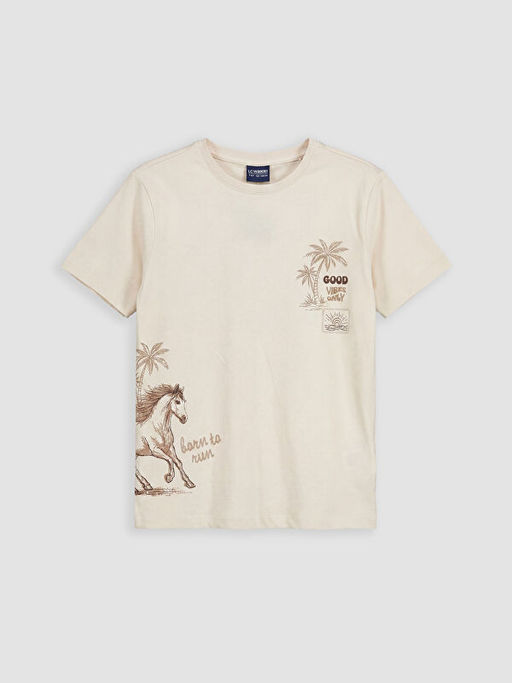 Bisiklet Yaka Erkek ?ocuk ?ortlu Pijama Tak?m?