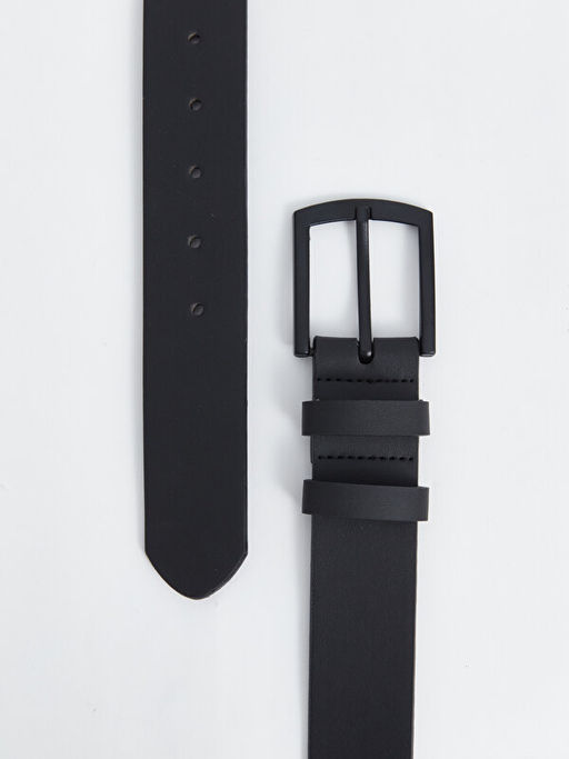 Deri G?r?n?ml? Erkek Kemer - Waikiki фото 3