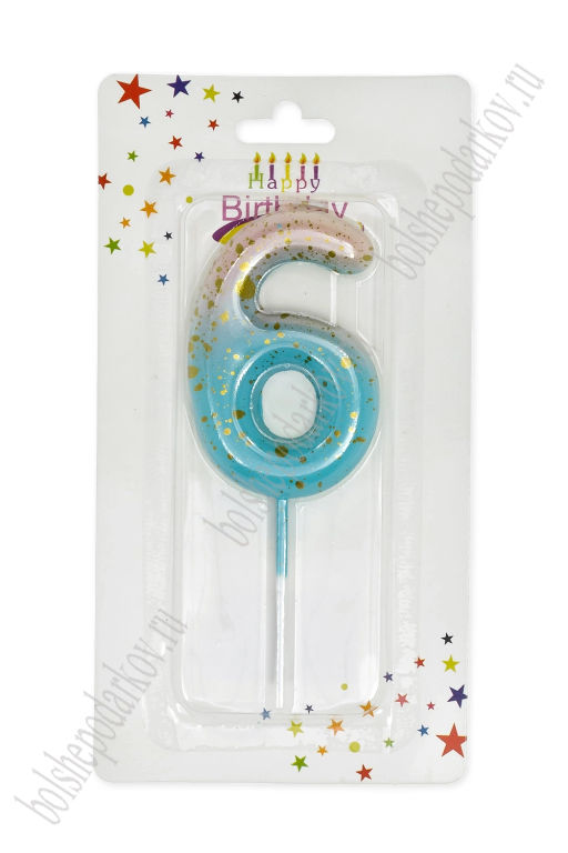 Свечи праздничные "6" (SF-7831) №93