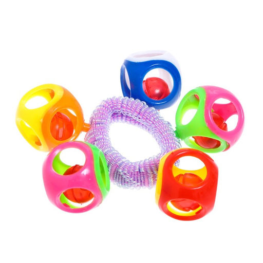 Развивающий набор Весёлые звуки, свисток, маракас, трещотка, браслет, клаксон - Iq-zabiaka фото 5