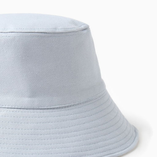 Панама двусторонняя унисекс MINAKU, цвет голубой, молочный, размер 56